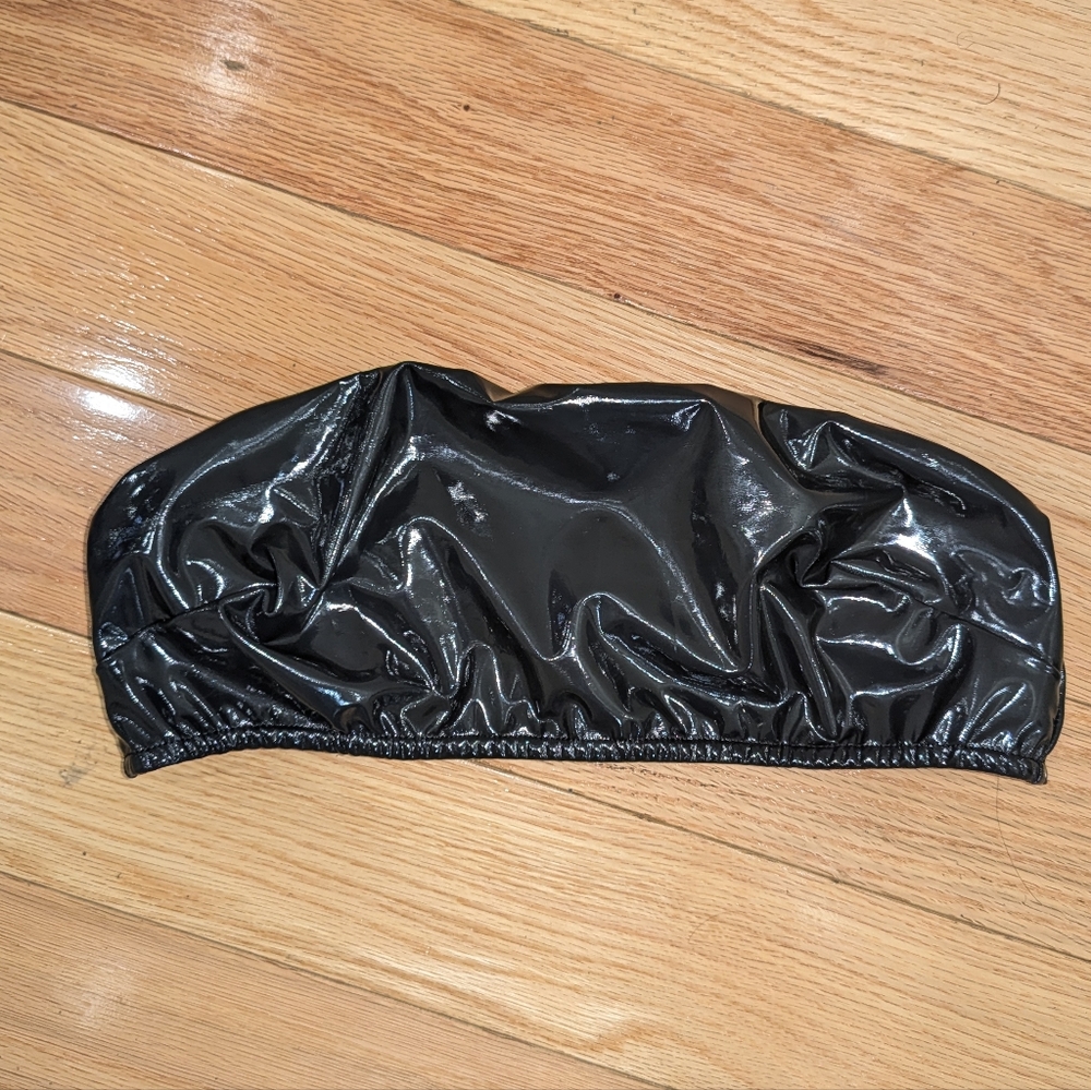 NWT SKIMS STRETCH VINYL BANDEAU - Picture 8 of 10